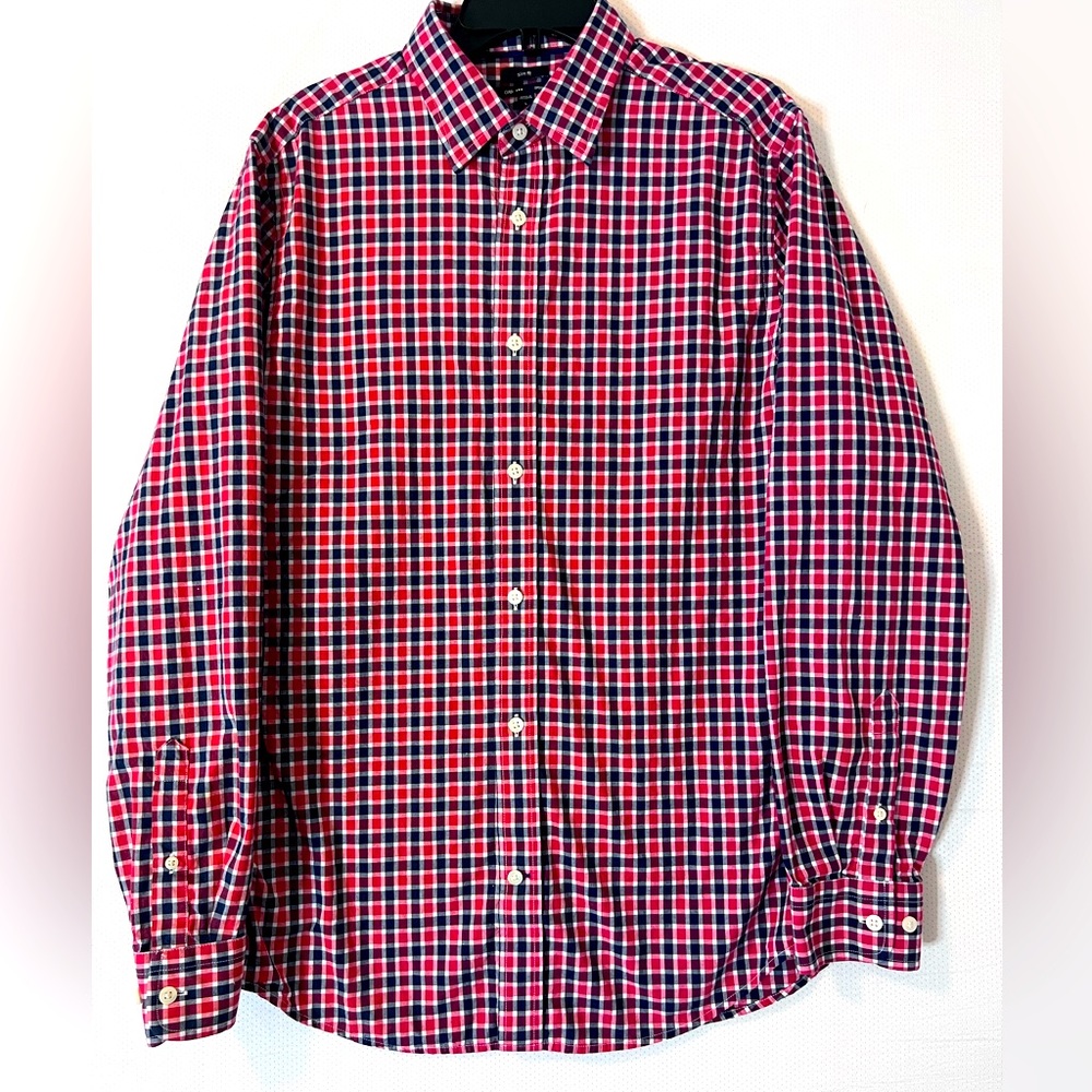Premium‎ Gap L Button Down Shirt - Men’s red, blue and white